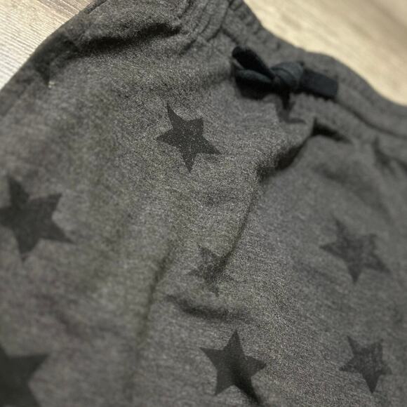 Kind Is Cool Charcoal with Black Stars Drop Crotch Pants - Picture 5 of 7